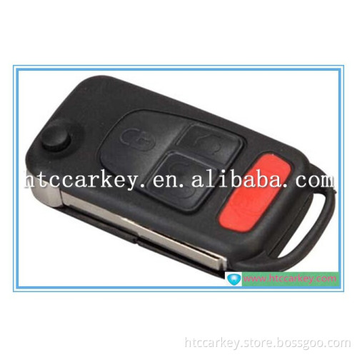 for mercedes key shell 3+1 button flip key for mercedes key remote